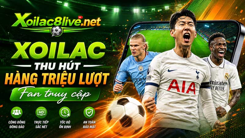 Xoilac thu hút hàng triệu lượt fan truy cập